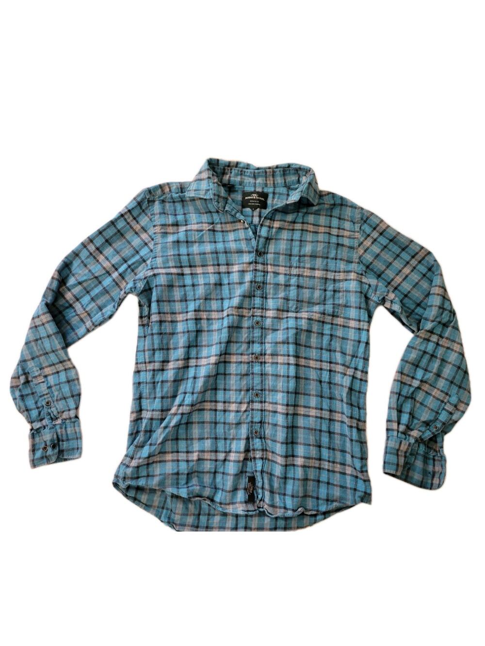 Rodd & Gunn Mens L Flannel Western Cowboy Farmcore Casual Button Down Shirt